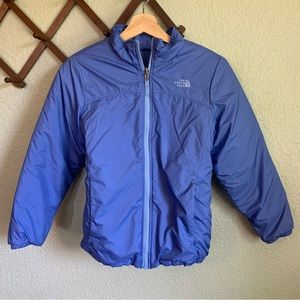 Girls North Face Reversible Winter Jacket Coat puffer